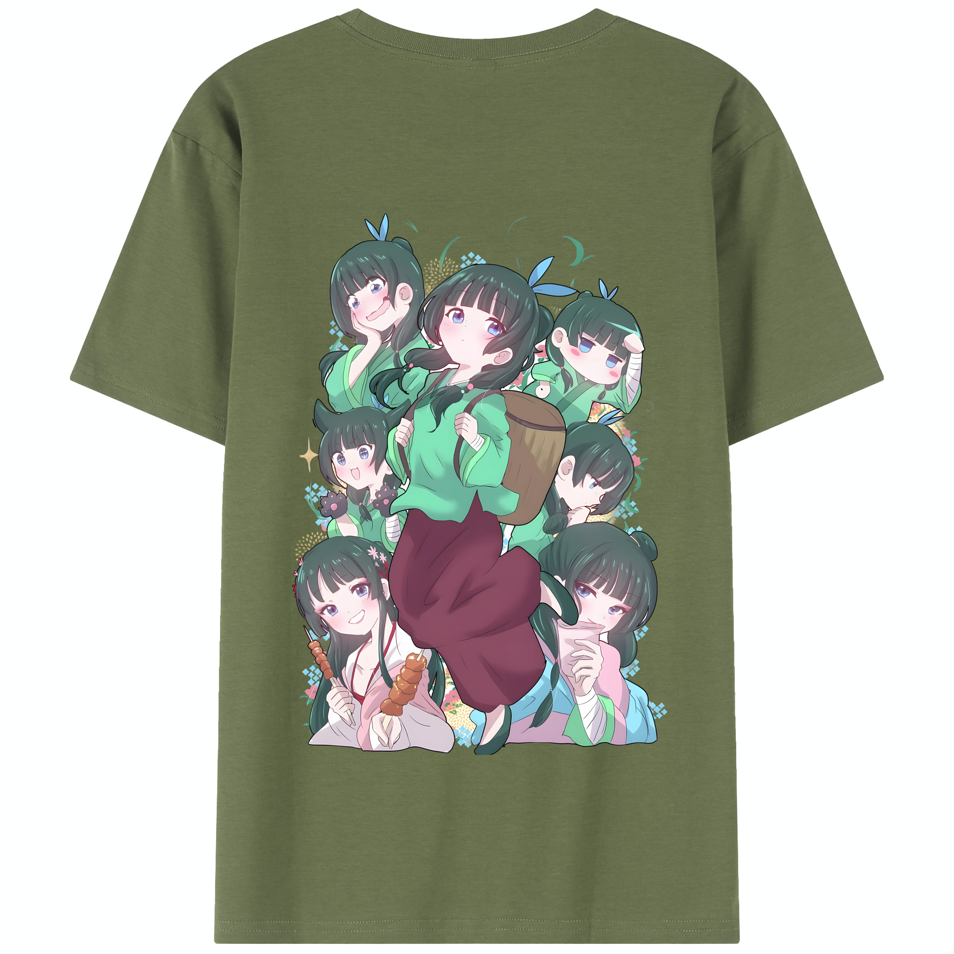 （画像用） 薬屋のひとりごと The Apothecary Diaries 綿100％半袖Tシャツ（背面プリント）
